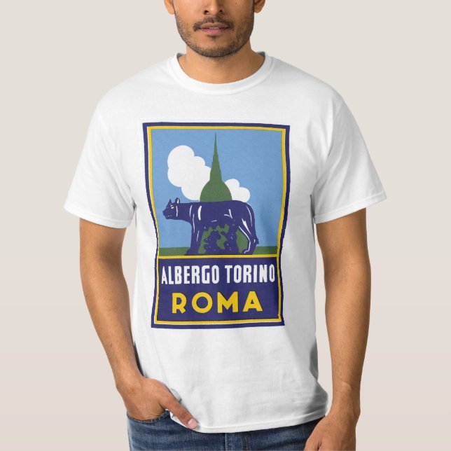 Albergo Torino Roma T-shirt (Framsida)