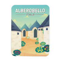 Alberobello Italien Travel Art Vintage
