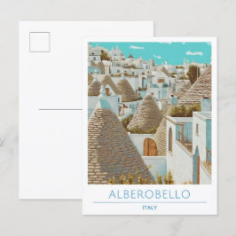 Alberobello Italien Travel Vykort