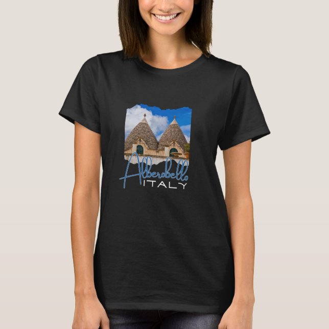 Alberobello Souvenir Alberobello T Shirt (Framsida)
