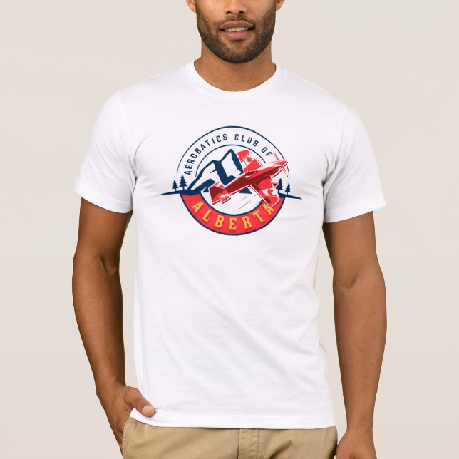 Albert Aerobatics cirklar T Shirt (Framsida)