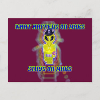 Albert Alien Tee Vykort
