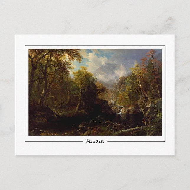 Albert Bierstadt #109 - Finkonst Postkort Vykort (Framsida)