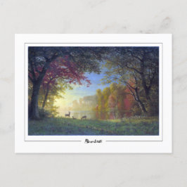 Albert Bierstadt #134 - vykort för konst