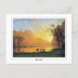 Albert Bierstadt #229 - vykort för konst