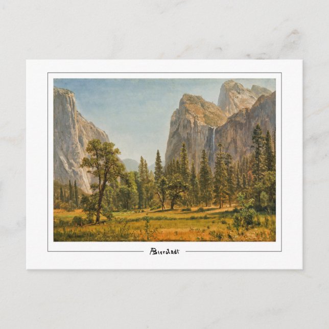 Albert Bierstadt #261 - Finkonst Postkort Vykort (Framsida)