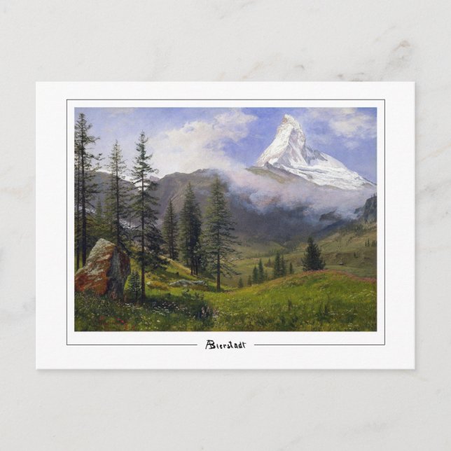 Albert Bierstadt #271 - Finkonst Postkort Vykort (Framsida)