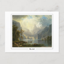 Albert Bierstadt #298 - vykort för konst