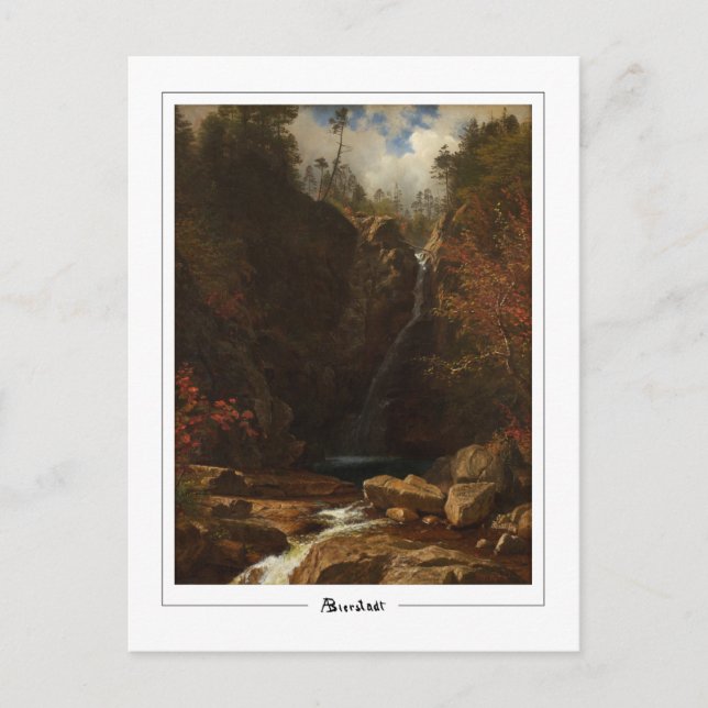Albert Bierstadt #3 - vykort för konst (Framsida)