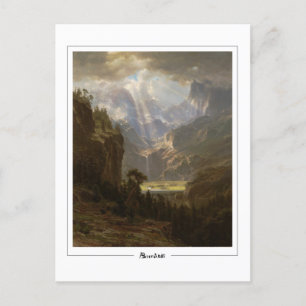 Albert Bierstadt #52 - vykort för konstföremål