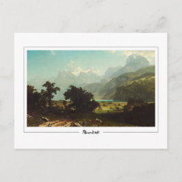 Albert Bierstadt #70 - Finkonst Postkort Vykort