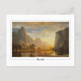 Albert Bierstadt #86 - vykort för konstföremål
