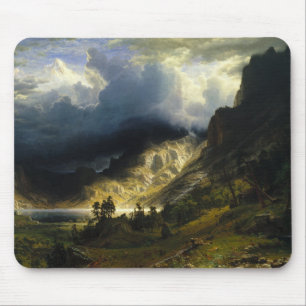 Albert Bierstadt "A Storm in Rocky mountains" Musmatta