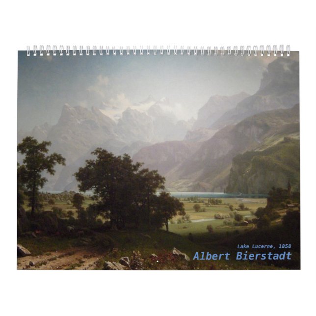 Albert Bierstadt Artwork Kalender (Omslag)