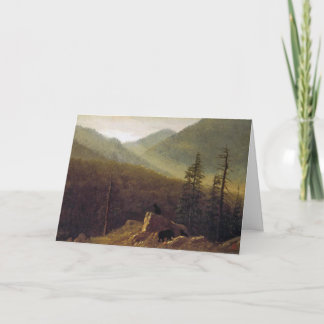 Albert Bierstadt, Bears in Wilderness Kort