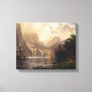 Albert Bierstadt - bland Sierran Nevada Canvastryck
