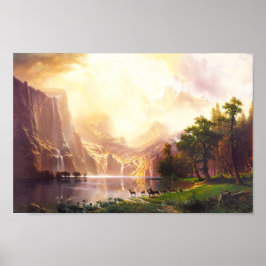 Albert Bierstadt Bland Sierran Nevada Poster