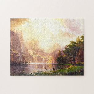 Albert Bierstadt bland Sierran Nevada Pussel