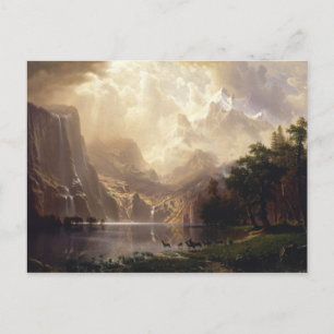 Albert Bierstadt - Bland Sierrorna Nevada Vykort