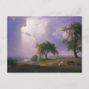 Albert Bierstadt California Vår Cattle Vykort