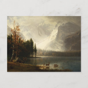 Albert Bierstadt Estes Park Colorado Whyte's Sjö Vykort