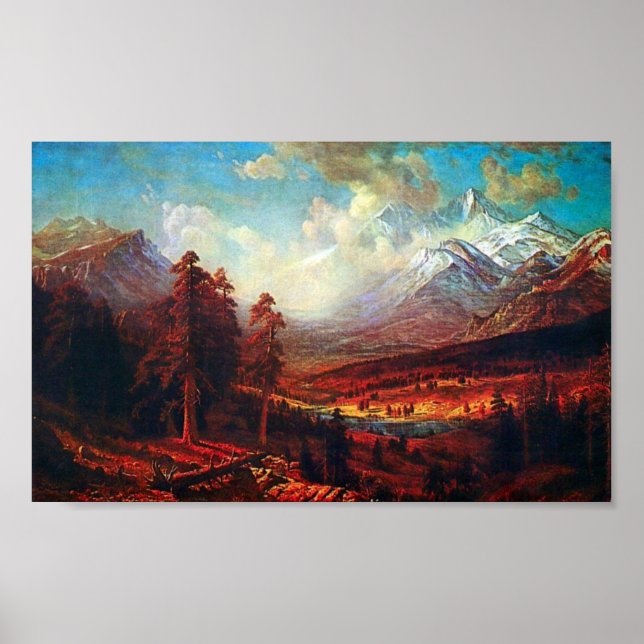 Albert Bierstadt-Estes Park Poster (Framsidan)
