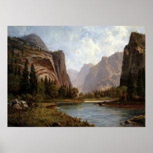 Albert Bierstadt Grind av Yosemite Poster