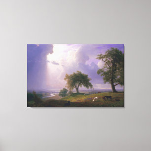 Albert Bierstadt Kalifornien vår Canvastryck