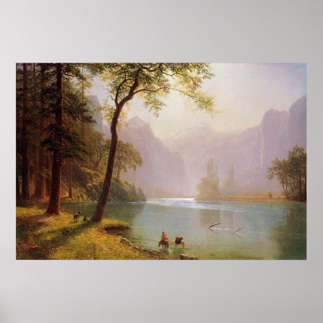 Albert Bierstadt, Kerns River Valley California. Poster (Framsidan)
