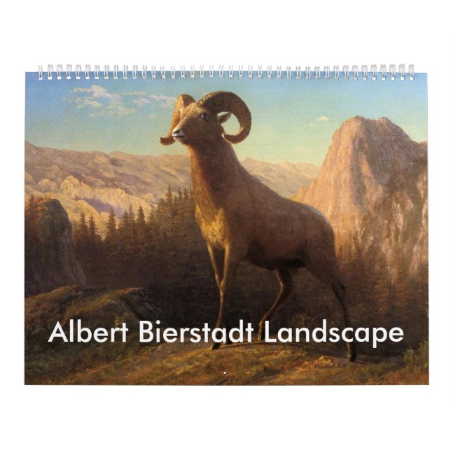 Albert Bierstadt landskap Kalender (Omslag)
