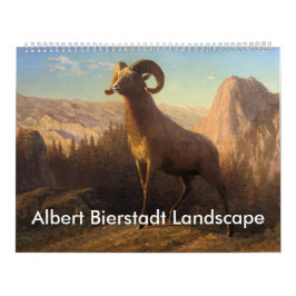 Albert Bierstadt liggande Kalender
