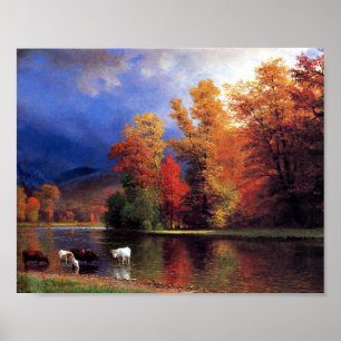 Albert Bierstadt - om Saco Poster