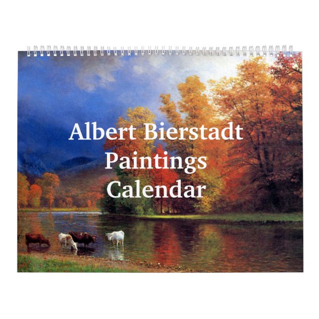 Albert Bierstadt Paintings Kalender (Omslag)