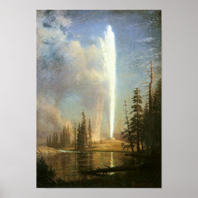 Albert Bierstadt Poster (Framsidan)