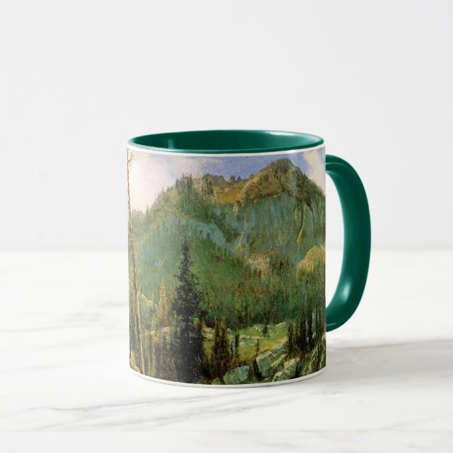 Albert Bierstadt - Sierra Nevada-bergen, Mugg (Framsida höger)