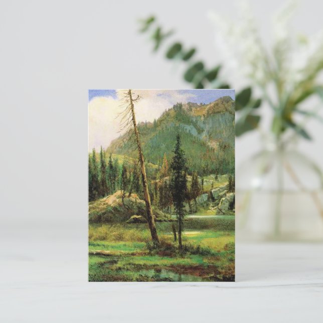 Albert Bierstadt - Sierra Nevada-bergen, Vykort (Stående Fram)