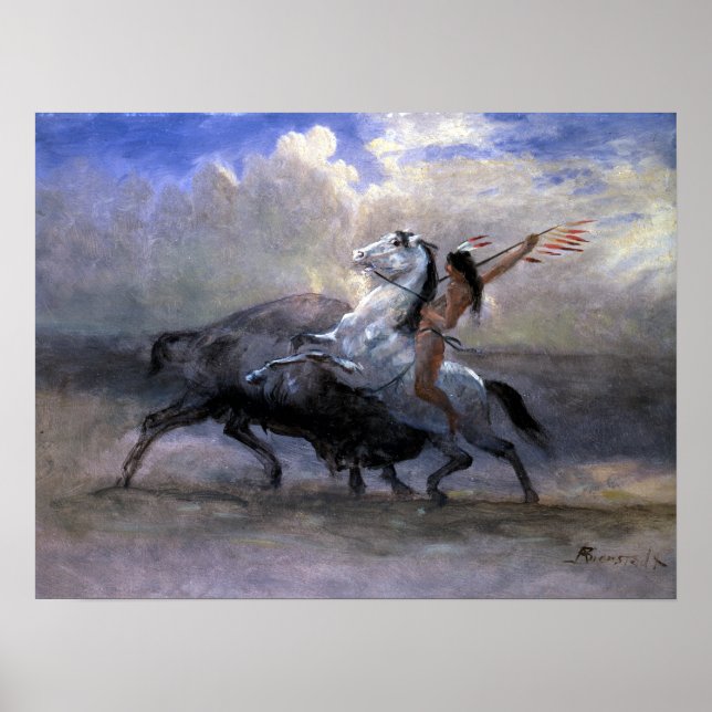 Albert Bierstadt Sketch för det senaste Poster (Framsidan)