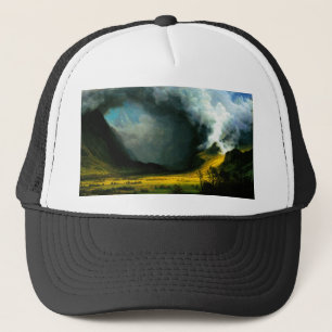 Albert Bierstadt storm i berghatten Truckerkeps