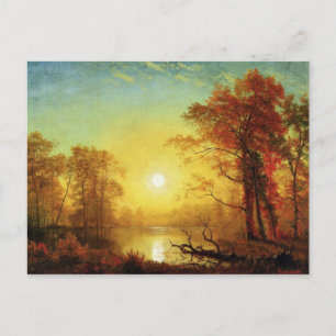 Albert Bierstadt-tavla, Sunrise Vykort