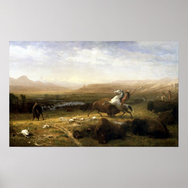 Albert Bierstadt The Last of the Buffalo Poster (Framsidan)