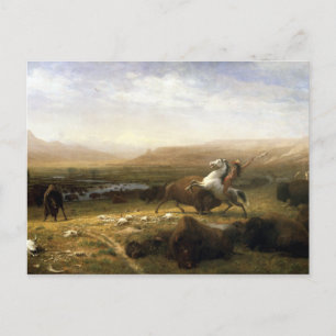 Albert Bierstadt The Last of the Buffalo Vykort