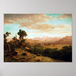 Albert Bierstadt Vind Land Poster