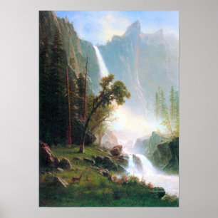 Albert Bierstadt-Yosemite nedgångar Poster