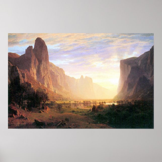 Albert Bierstadt-Yosemite Valley 3 Poster (Framsidan)