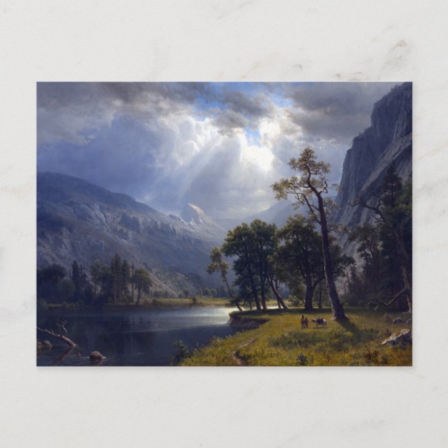 Albert Bierstadt Yosemite Valley Vykort (Framsida)