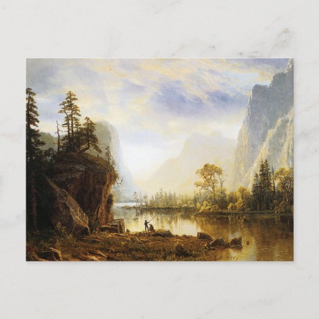 Albert Bierstadt Yosemite Valley Vykort (Framsida)
