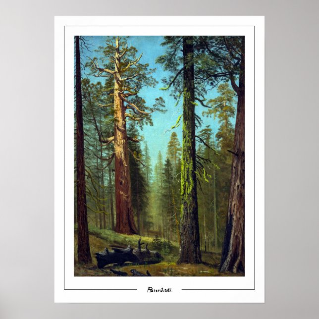 Albert Bierstadt Zedign Art Poster #31 (Framsidan)