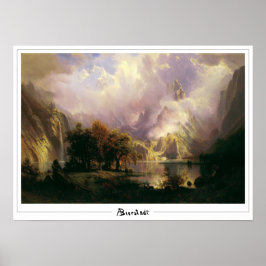 Albert Bierstadt Zedign Art Poster nr 136