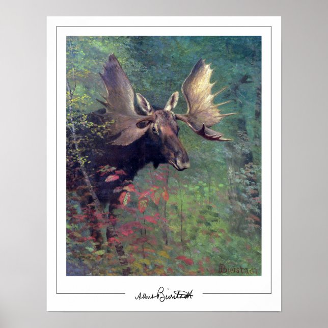 Albert Bierstadt Zedign Art Poster nr 225 (Framsidan)
