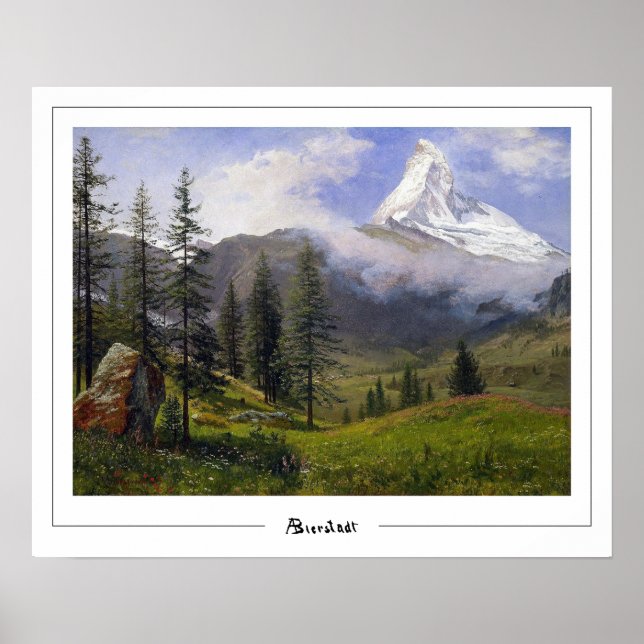 Albert Bierstadt Zedign Art Poster nr 271 (Framsidan)